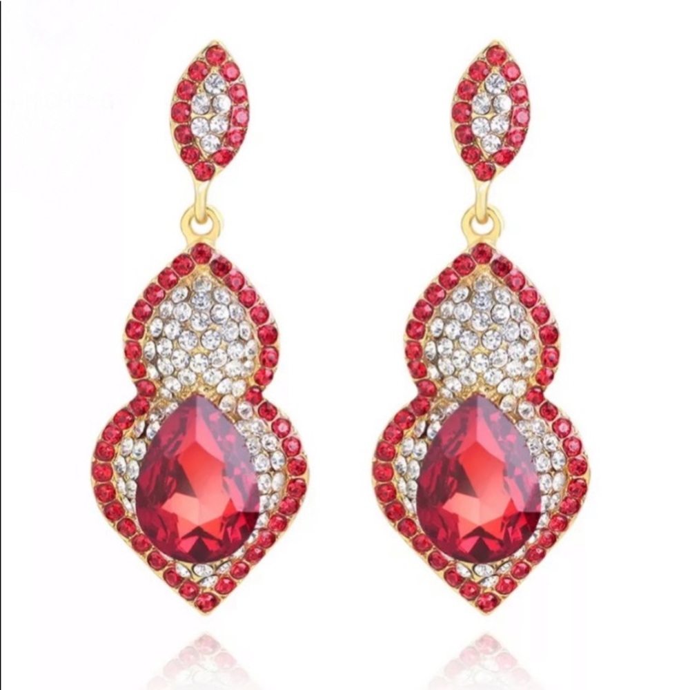 Rhinestone Crystal Drops e2 - Picture 1 of 5